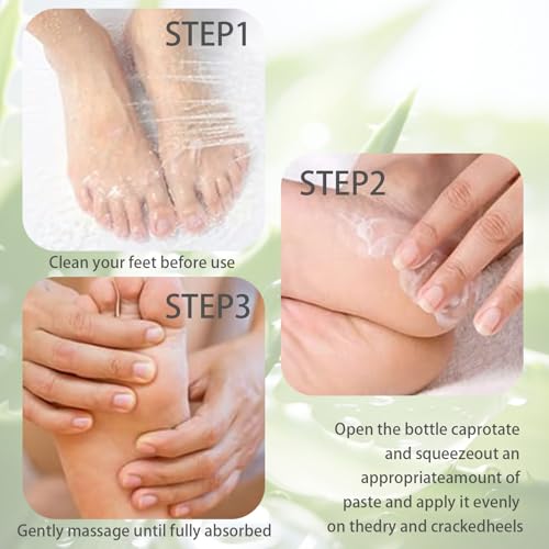 BTYJLEBE Moisturizing Foot Cream Stick for Cracked Heels and Dry Skin (Blue, 40g)