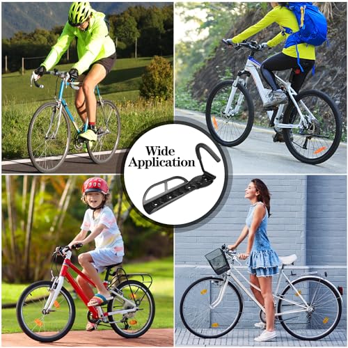 DkOvn Wall Mount Bike Rack - Heavy Duty Steel, Holds 66lb