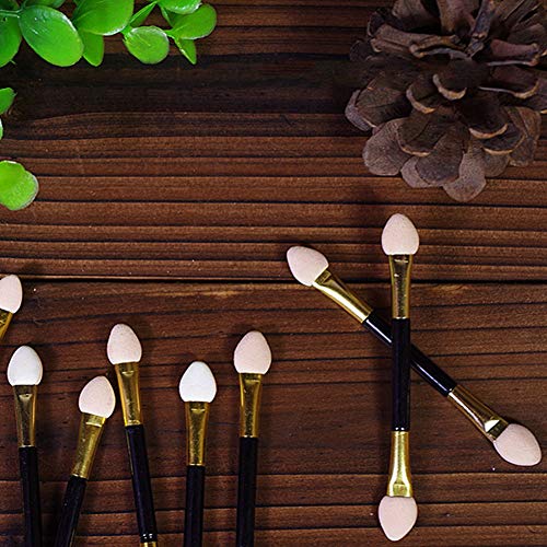 Yosoo 10pcs Double Ended Sponge Eyeshadow Brush Applicators