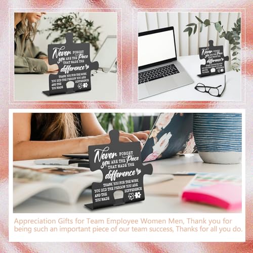 Inspirational Coworker Appreciation Puzzle Plaque - Retirement Gift