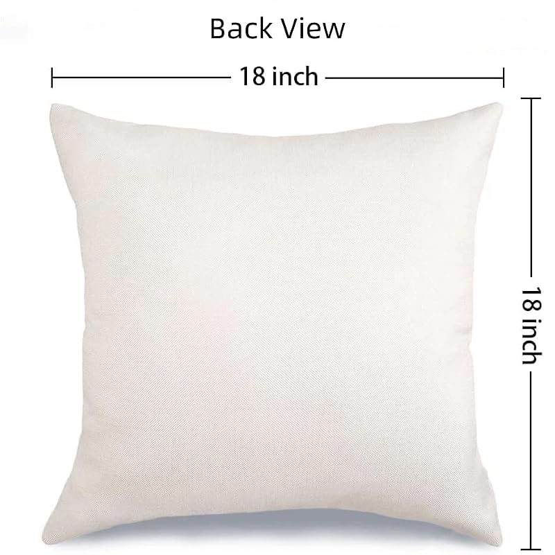 Honamonoy Patriotic Star Throw Pillow Covers 18x18 Inch Set of 4 - 4th of July & Independence Decor