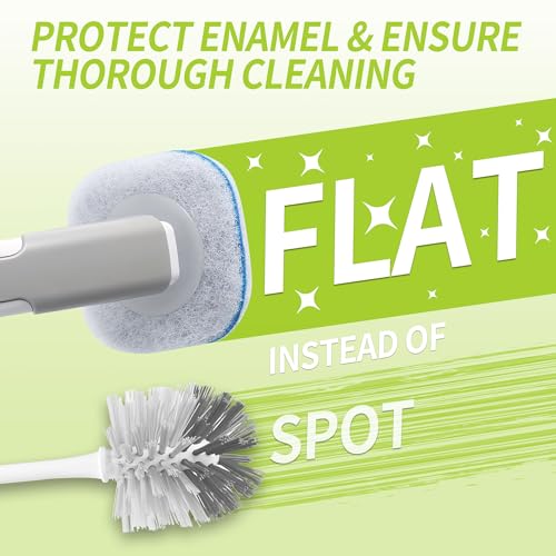 IVYROLL Toilet Bowl Cleaner Wand with 14 Refills - 1 Count