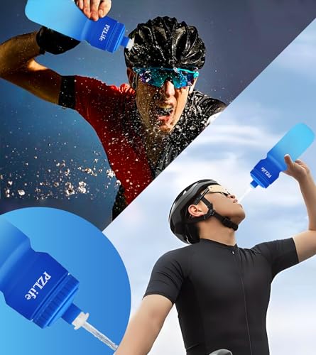 PZLife 24oz BPA-Free Bike Water Bottle with Pull Top Lid