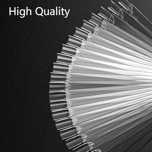 Nail Color Swatch Sticks 50PCS Clear Fan Display Tips With Ring