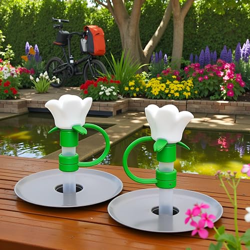 Rose Flower Silicone Straw Covers for Stanley Cup - 10mm Dust Caps