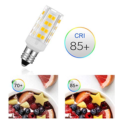 6K T-Type LED Light Bulb Replacement for Makeup Mirrors - 2 Pack