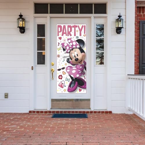 Disney Minnie Mouse Door Party Poster - 27" x 60" - Multicolor
