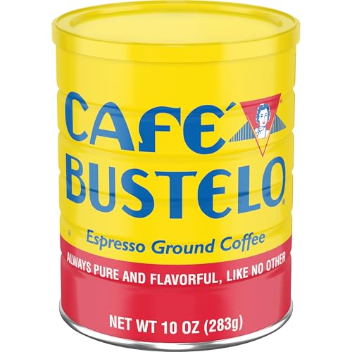 Café Bustelo Espresso Style Dark Roast Ground Coffee, 10 Oz. Can