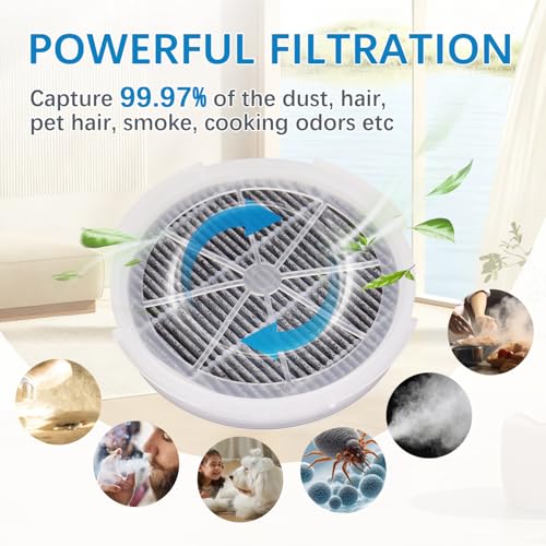 Sgizoku True HEPA Replacement Filters for Frida Baby & Rigoglioso - 2 Pack