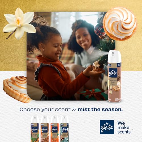 Glade Soft Mist Air Freshener, Vanilla Bean Brulee, 7.3oz - 6 Pack
