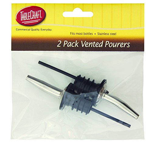 Stainless Steel Vented Pourers Set of 2 - Easy Pouring