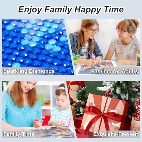 Aicomeon 5D Cow Diamond Art Kit for Adults - 12x12 Inch DIY Craft