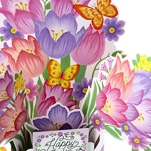 Hallmark 3D Pop-Up Easter Card with Bouquet of Flowers