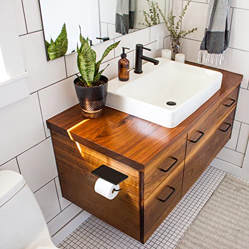 Design House Millbridge Toilet Paper Holder with Shelf - Oil Rubbed Bronze