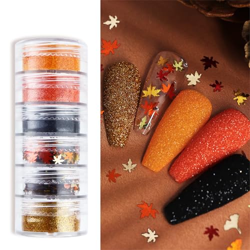 URTERYSER 3D Snowflake Nail Art Glitter Sequins for Christmas Design