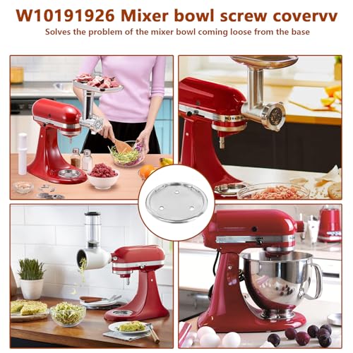 W10191926 Mixer Bowl Screw Cap Replacement for KitchenAid & Whirlpool (1 Pc)