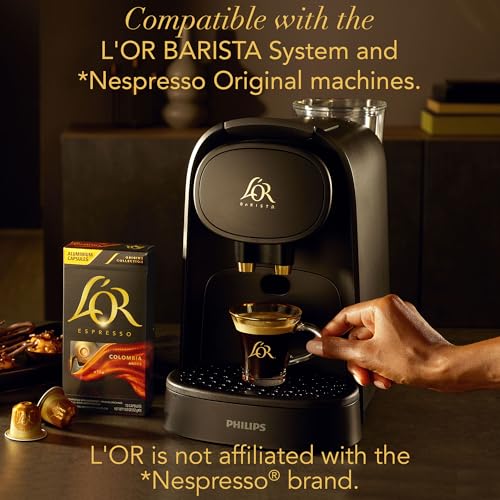 L'OR Espresso Capsules 80 Count Papua New Guinea - Compatible with L'OR BARISTA & Nespresso Machines