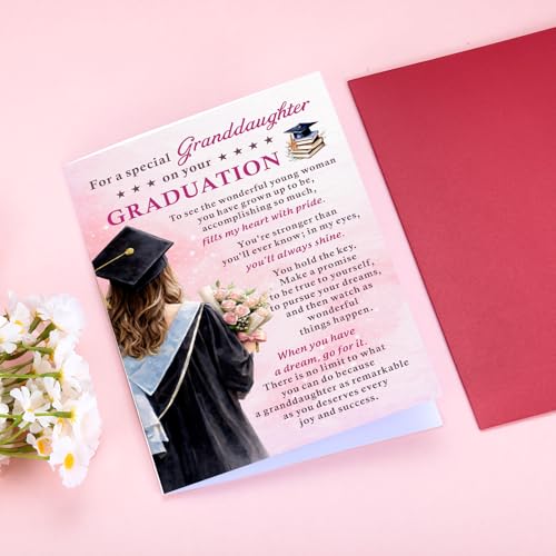 Graduation Card for Granddaughter - Class of 2027 Gift