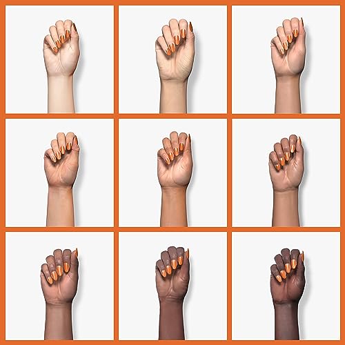 Modelones Fall Orange Gel Nail Polish UV LED Soak Off 15ml