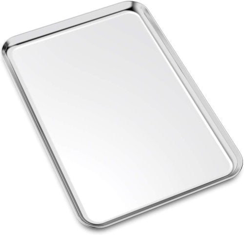 Bastwe Baking Sheet and Cooling Rack Set - Professional 24" x 16" Bakeware | Healthy, Nontoxic, Rustproof