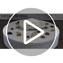 Marble Gold Ceramic Soap Dish - Self-Draining Bathroom Soap Holder