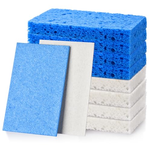 8-Pack Mcyye Compressed Kitchen Sponges - Non-Scratch Cleaning