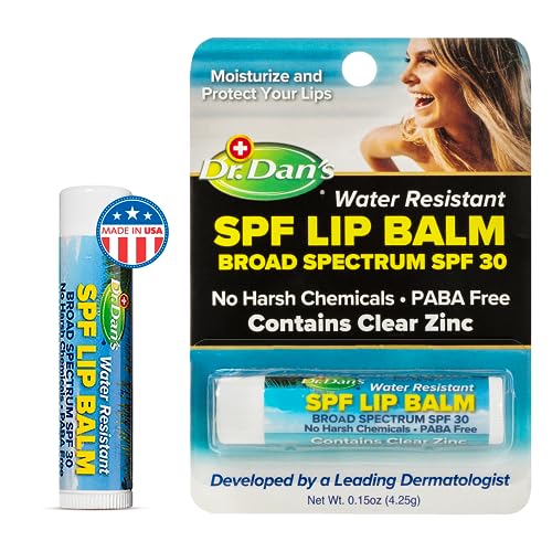 Dr. Dan's Mineral SPF 30 Lip Balm with Zinc Oxide & Vitamin E