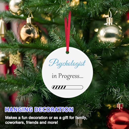 Psychologist in Progress Ceramic Ornament – Graduation Gift