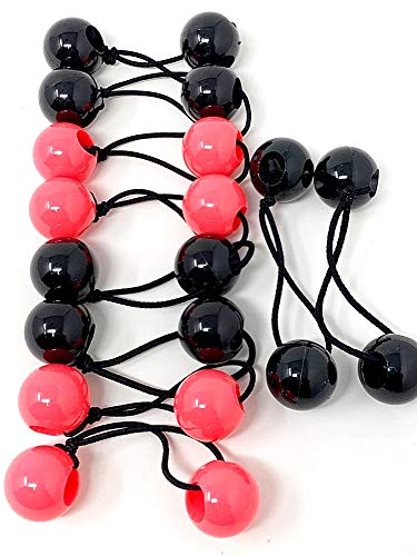 New Tara Girls Bubble Ball Ponytail Elastics 10-Piece Set BT108
