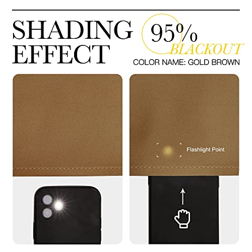 NICETOWN Blackout Curtains 55x78 Inch, Energy Efficient Grommet Drapes