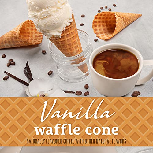 Community Coffee Vanilla Waffle Cone Ground Coffee - 66 oz