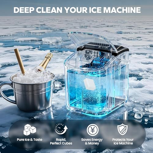Mamouris Ice Maker Cleaner Tablets - 6 Pack, Nickel Safe Descaler