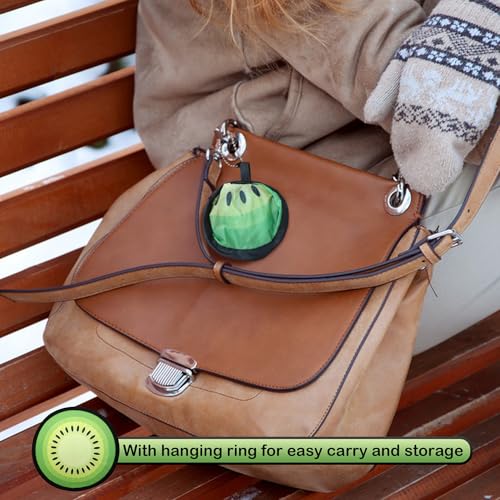 Quacc 3 PCS Round Folding Hand Fans - Fruit Style Designs