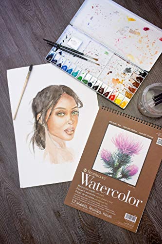 Strathmore 400 Series Watercolor Pad 9x12 inches, 140 lb Cold Press, 12 Sheets