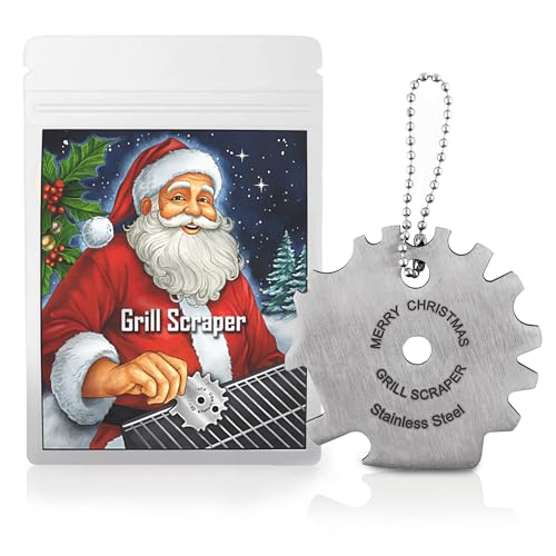 Heavy Duty Grill Scraper - Perfect Stocking Stuffer for BBQ Lovers