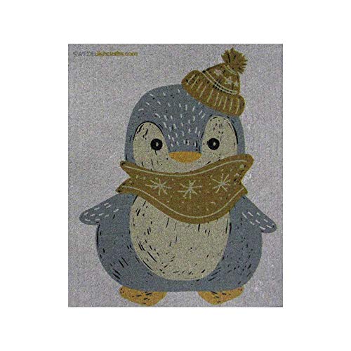 Swedish Dishcloths - Set of 3 Mixed Winter Animal Designs