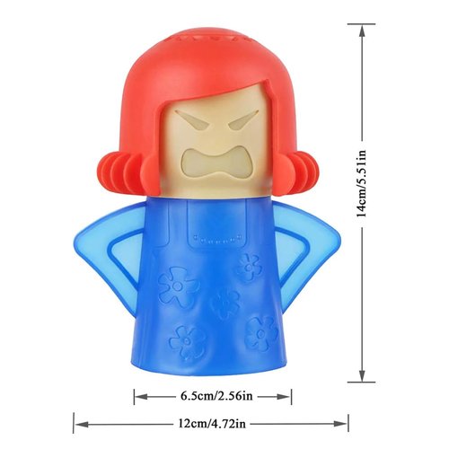 Minecook Microwave Cleaner Easily Crud in Minutes Steam Cleans with Vinegar and Water for Kitchen Gifts (Color Random)