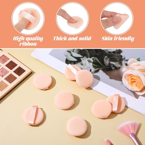 Shimmeroo 12Pcs Mini Makeup Puff Soft Finger Puffs for Foundation and Powder