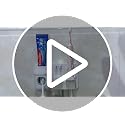 TuCao White Wall Mounted Toothbrush Holder with Automatic Toothpaste Dispenser