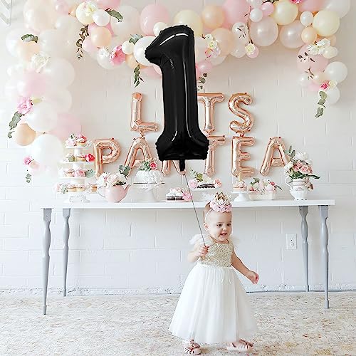 Black 40 Inch Number 3 Foil Balloon Jumbo Birthday Party Decoration