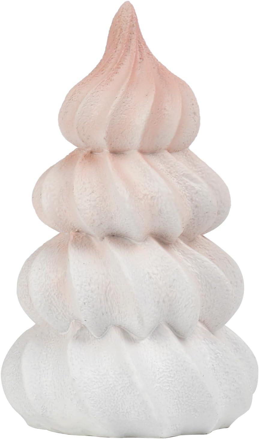 Resin Fantasy Meringue Tree Ornaments by Christmas Decorations | Unique Indoor Home Decor for Dining Table, Desk & Shelf - 10 x 10 x 17