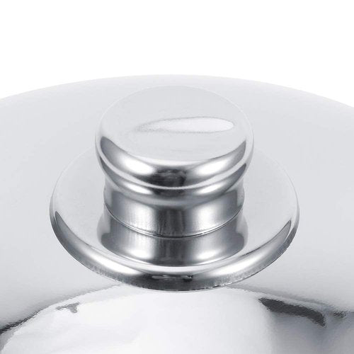 Dish Cover Lid, Polished Stainless Steel Food Serving Cover Cloche Dome Plate for Hotel Buffet Restaurant (12.5 inch silver tripod)