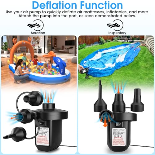 WaveHaven Electric Air Pump for Inflatable Mattress & Pool Toys