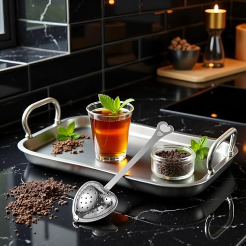 HODASHI Heart Tea Infuser for Loose Leaf Tea, Stainless Steel Steeper