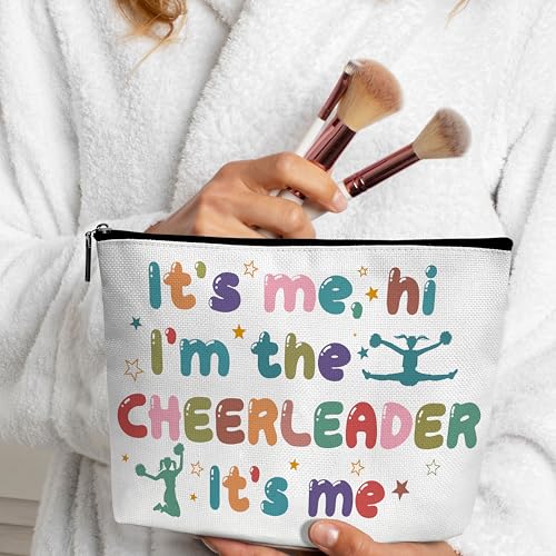 Cheerleader Makeup Bag Travel Cosmetic Pouch Waterproof Gift