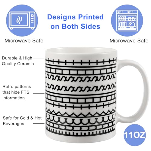 Funny Hidden Message Ceramic Coffee Mug - 11oz Gift for Coffee Lovers