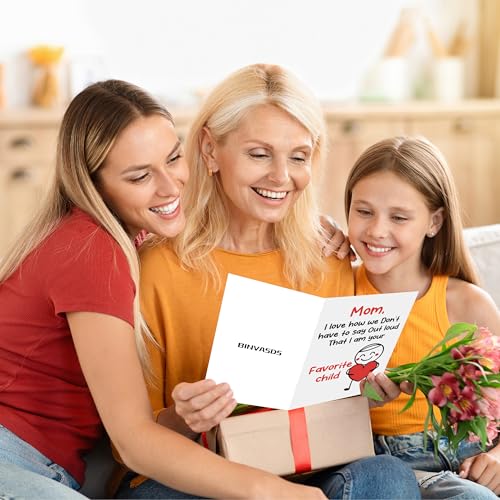 Funny Mother's Day Card - Favorite Child Joke Greeting Card for Mom