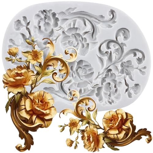 Baroque Silicone Fondant Mold for Cake Decoration & Crafts
