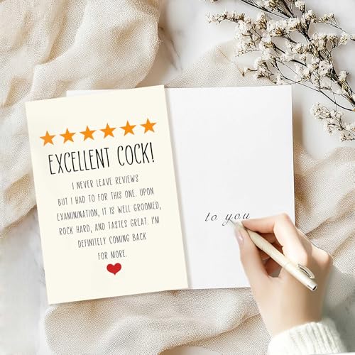 Funny Birthday Card for Husband - Humorous 5-Star Greeting Card