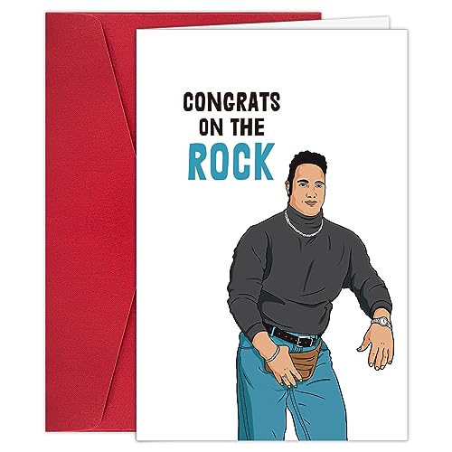 Funny Engagement Cards for Couples - Unique Gift for Friends